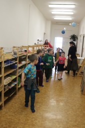 Návštěva předškoláků v ZŠ Montessori